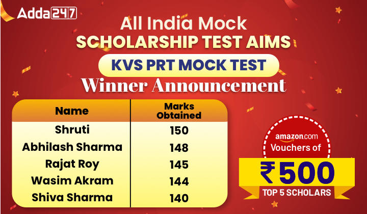 KVS PRT Mock Test