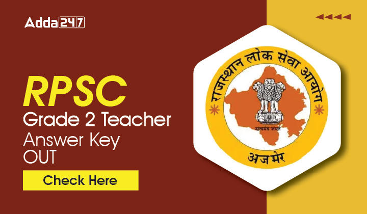 RPSC 2nd Grade Teacher Answer Key