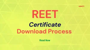 Rajasthan REET Certificate Download