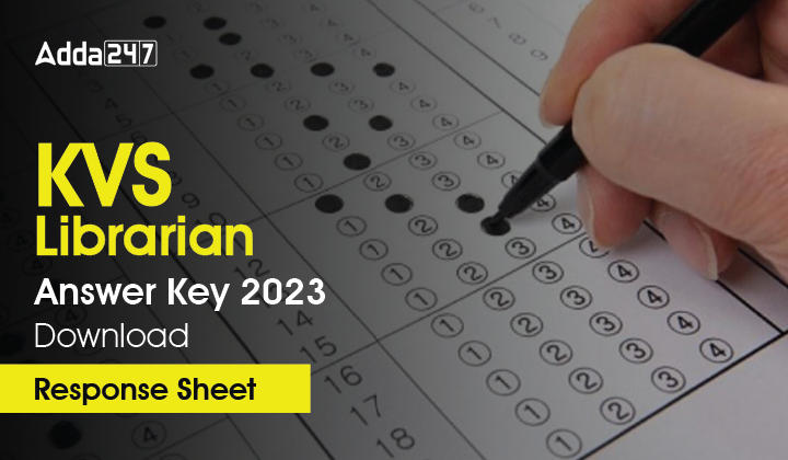 KVS Librarian Answer Key 2023 Download Response Sheet-01