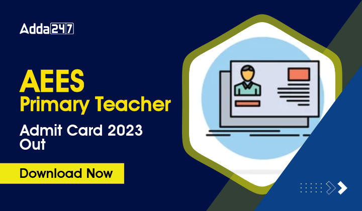 aees prt admit card 2023