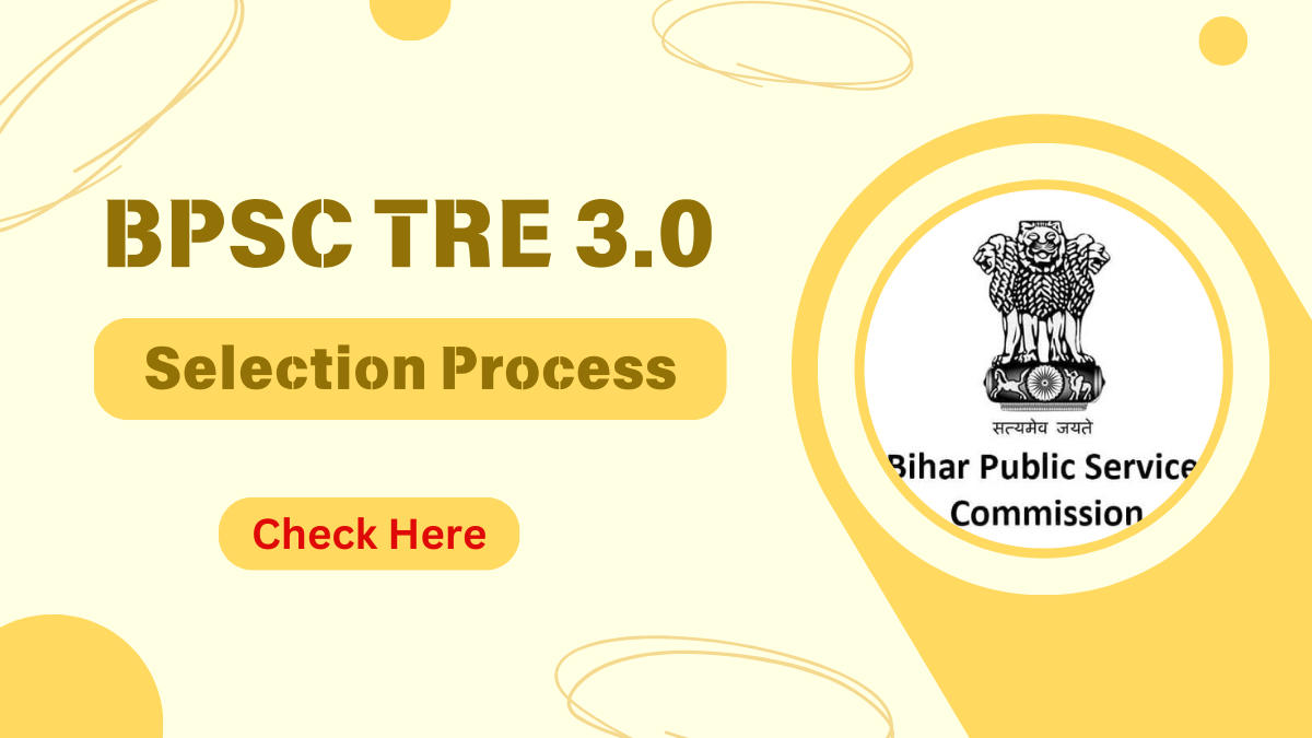 BPSC TRE 3.0 Selection Process