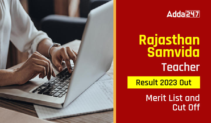 Rajasthan Samvida Teacher Result 2023 Out-01