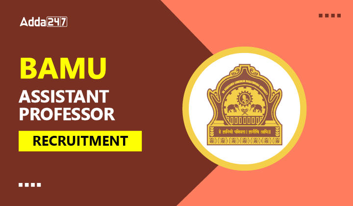 BAMU Assistant Professor Recruitment-01