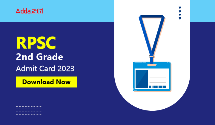 RPSC 2nd Grade Admit Card 2023-01