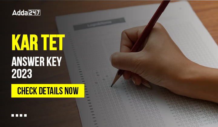 KAR TET Answer Key 2023 Check Details Now-01