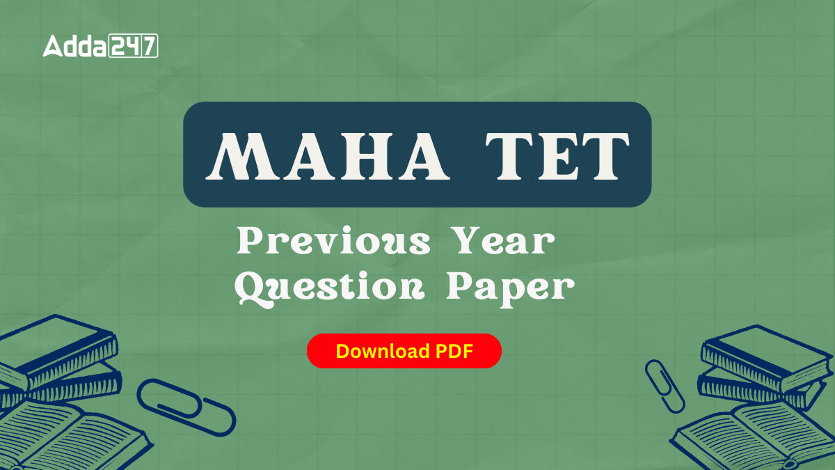 MAHA TET Previous Year Question Papers