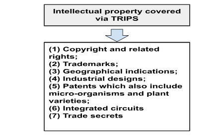 INtellectual Properties covered via TRIPS