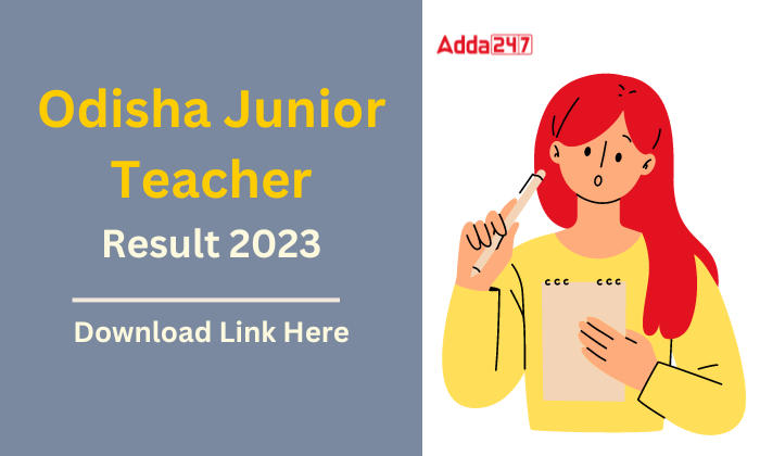 Odisha Junior Teacher Result 2023