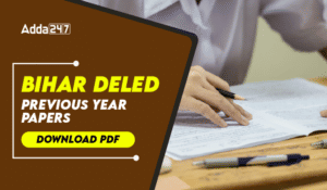 Bihar DELEd Previous Year Question Paper