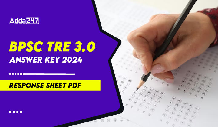 BPSC TRE 3.0 Answer Key 2024, Response Sheet PDF-01