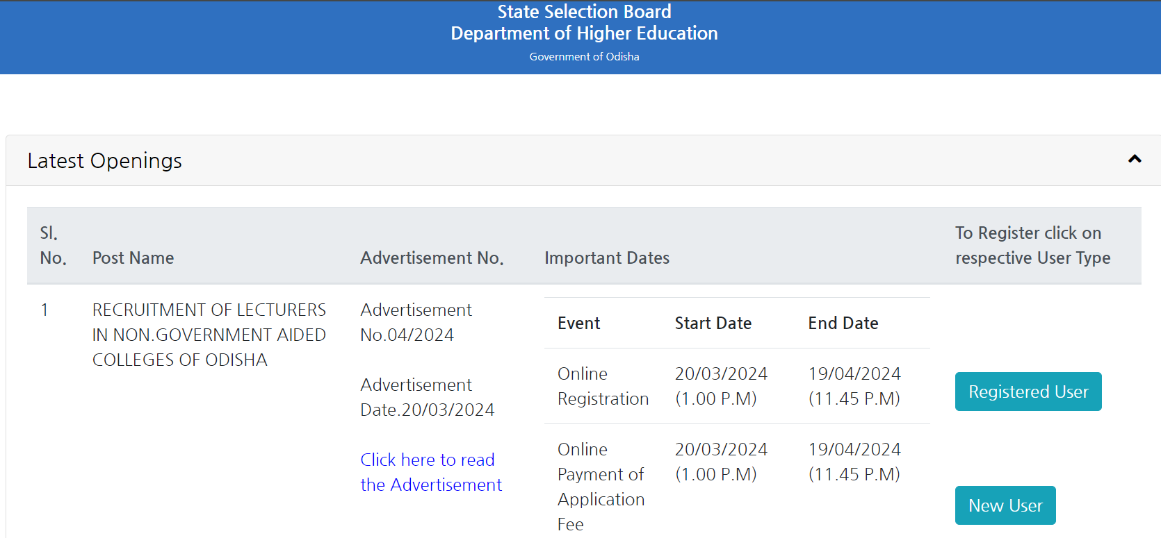 SSB Odisha Lecturer Recruitment 2024, Last Date To Apply_3.1