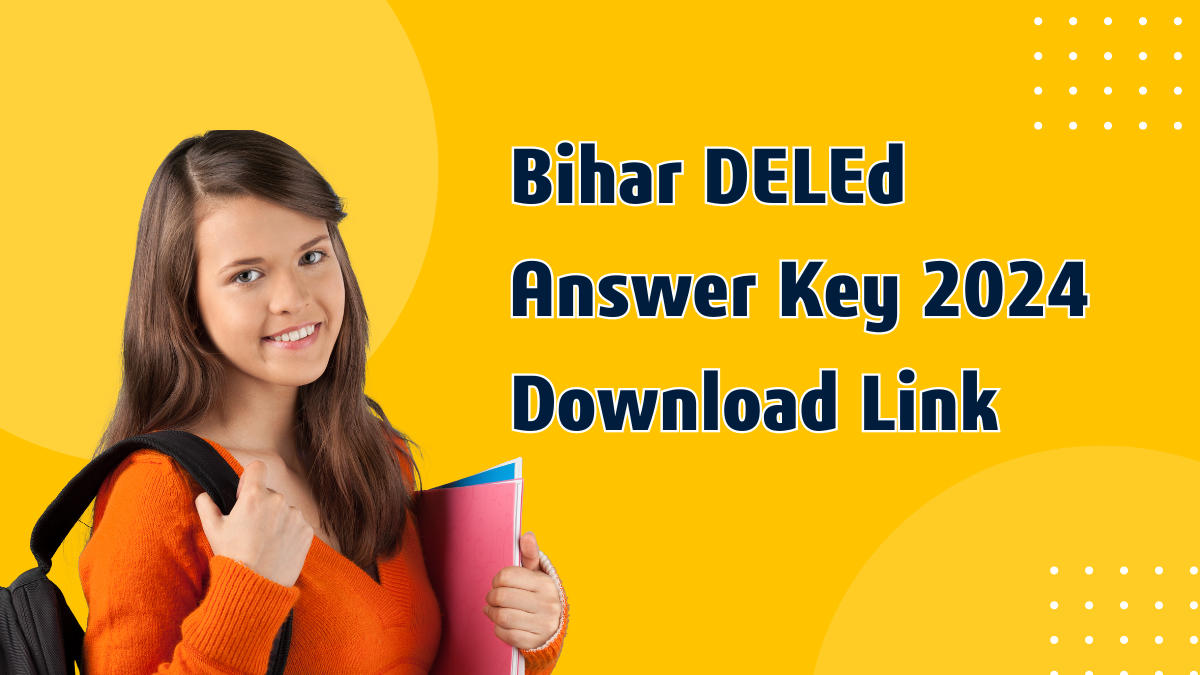 Bihar DElEd Answer Key 2024