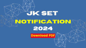 JKSET Exam Date 2024, Shift, New Exam Schedule, Admit Card