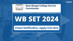 WB SET 2024 Exam Date Out, Exam Centre, Schedule