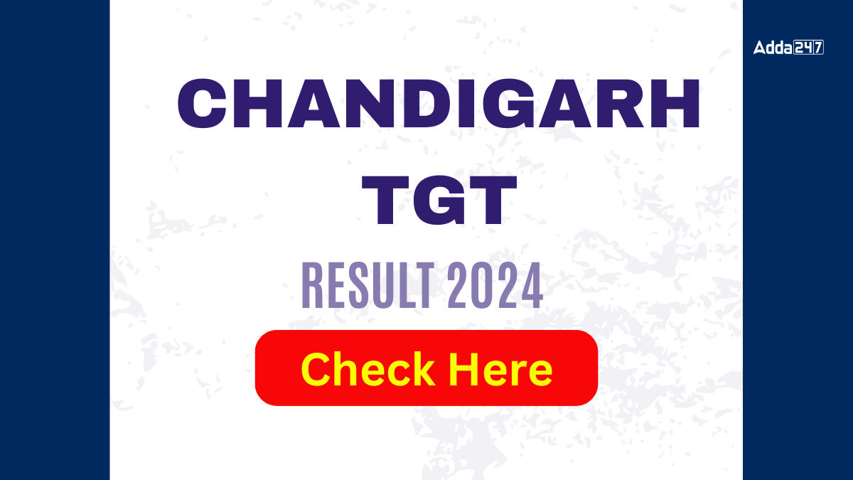 Chandigarh TGT Result 2024