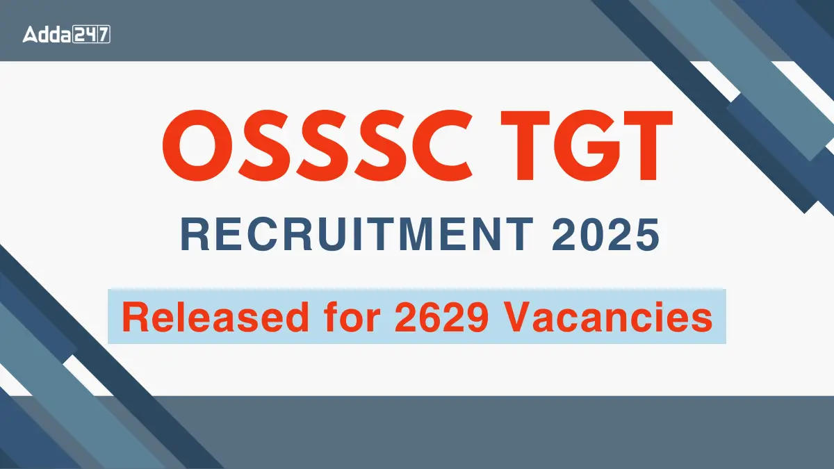 OSSSC TGT Recruitment 2025