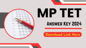 MP TET Answer Key 2024