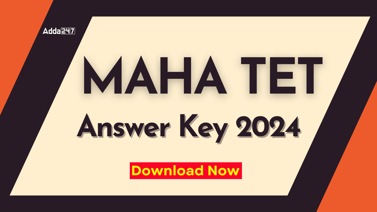 Maha TET Answer Key 2024