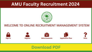 AMU Faculty Recruitment 2024 Notification Out for 224 Post, Eligibility, Apply Link, Salary