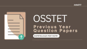 OSSTET Previous Year Question Papers