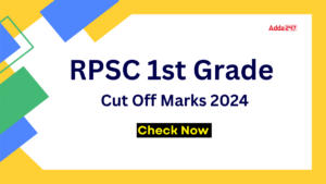 RPSC 1st Grade Cut Off Marks 2024