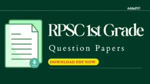 RPSC 1st Grade Question Paper 2025