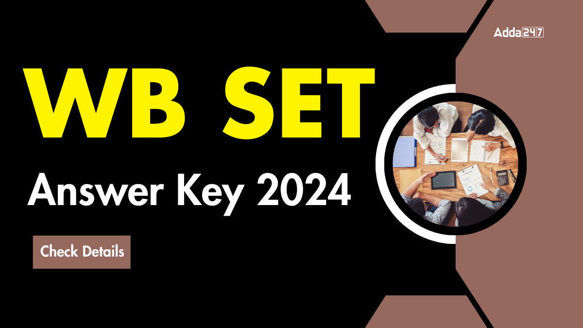 WB SET Answer Key 2024