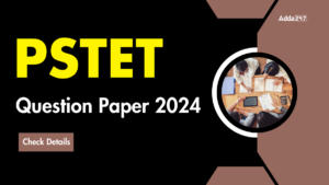 PSTET Paper 1 and 2 Question Papers