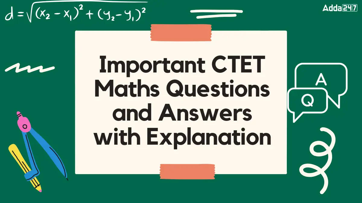 CTET Maths Questions