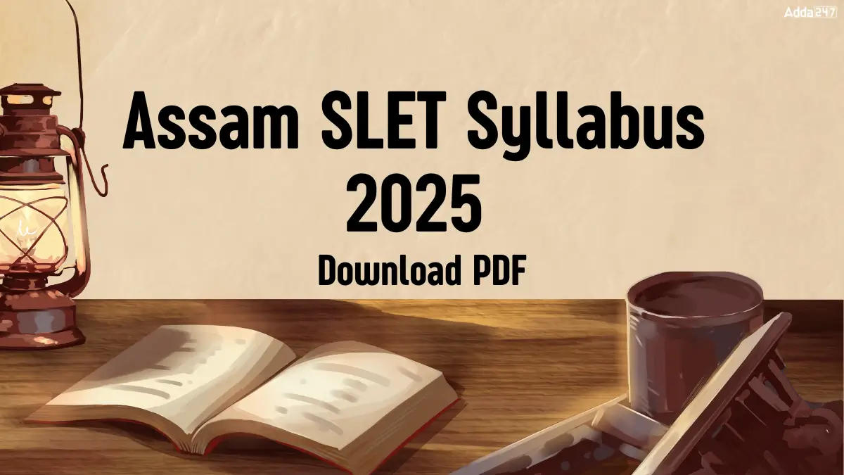 Assam SLET Syllabus 2025