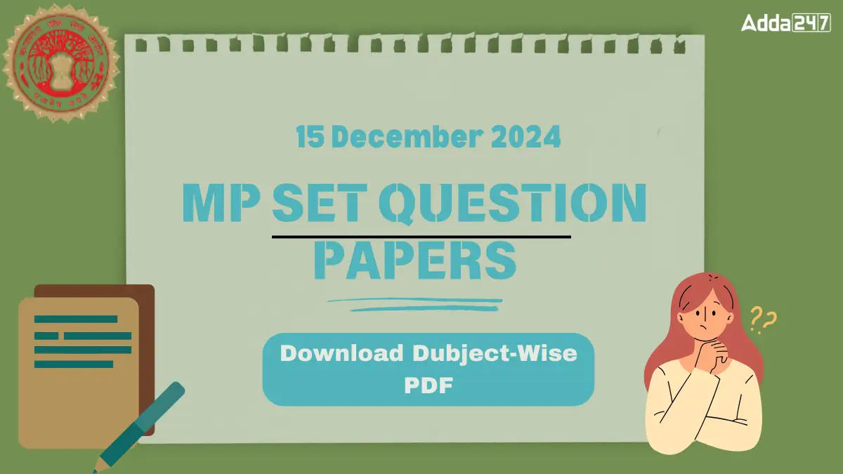 MP SET Question Papers