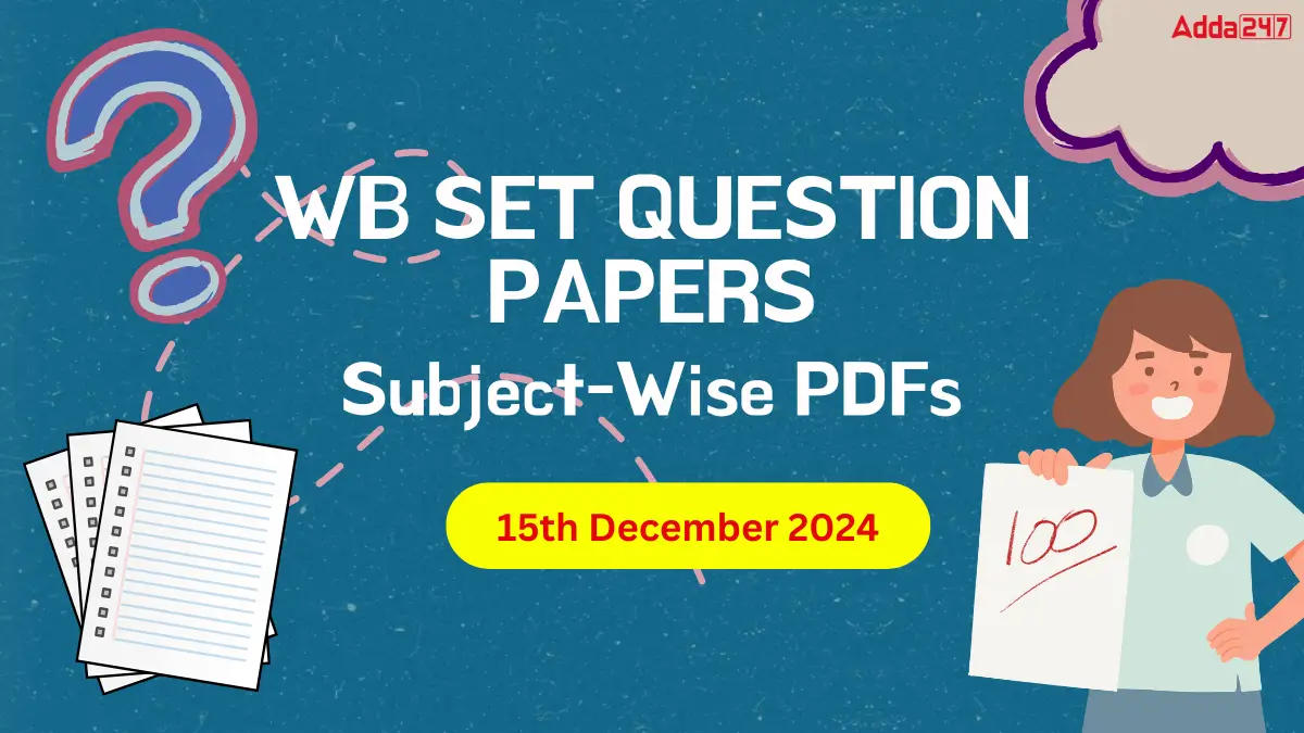 WB SET Question Papers