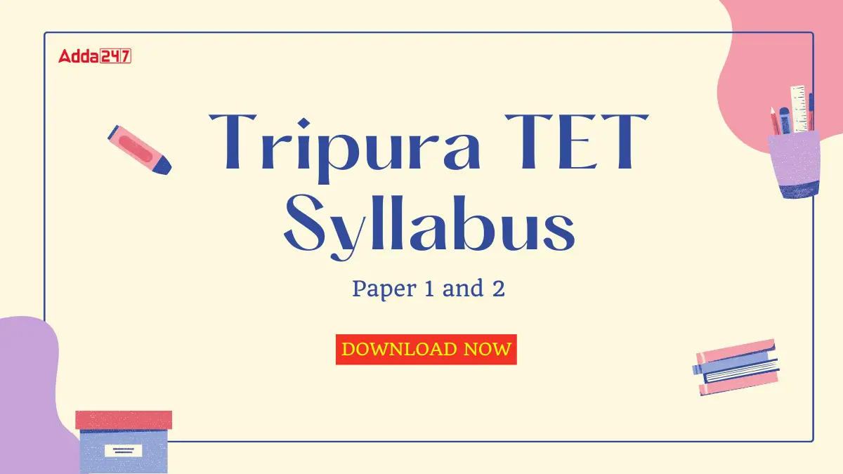 Tripura TET Syllabus