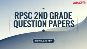 RPSC 2nd Grade Question Papers 2024