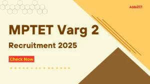 MPTET Varg 2 Recruitment 2025