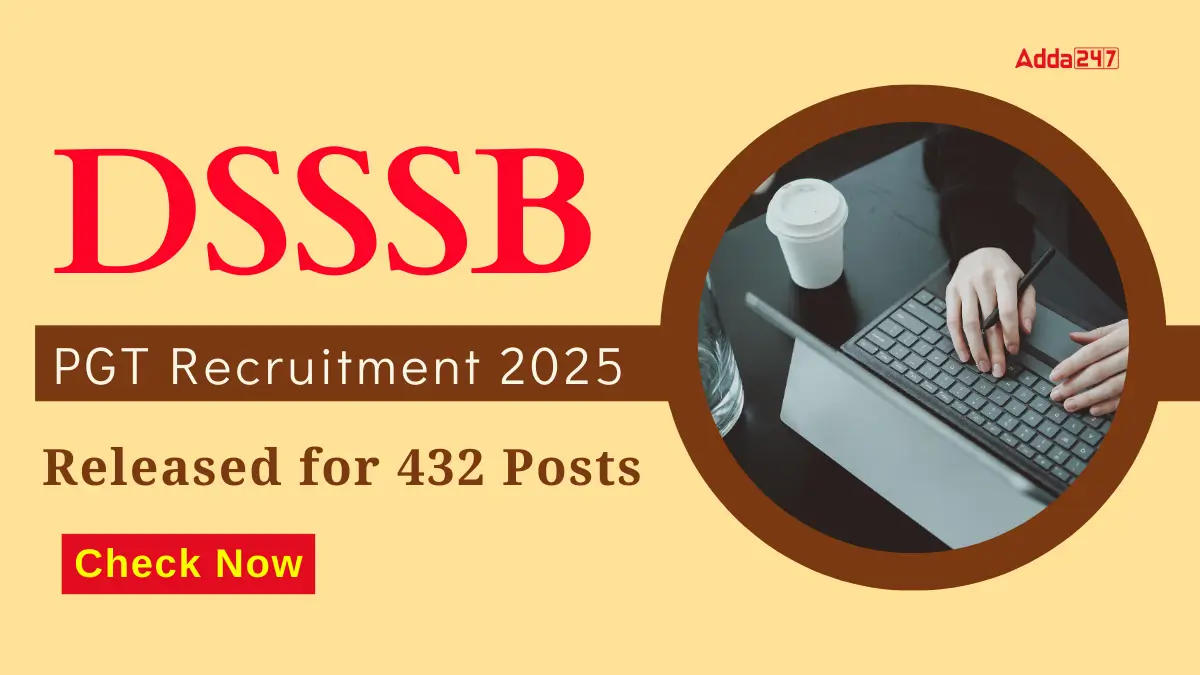 DSSSB PGT Recruitment 2025