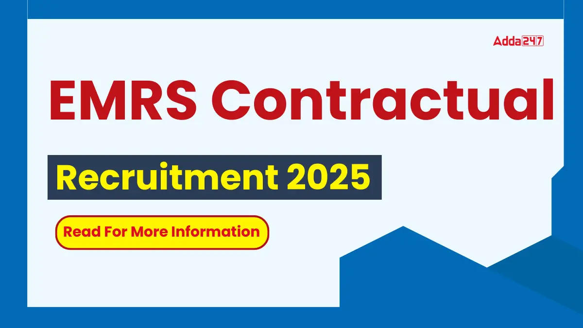 EMRS Contractual Recruitment 2025