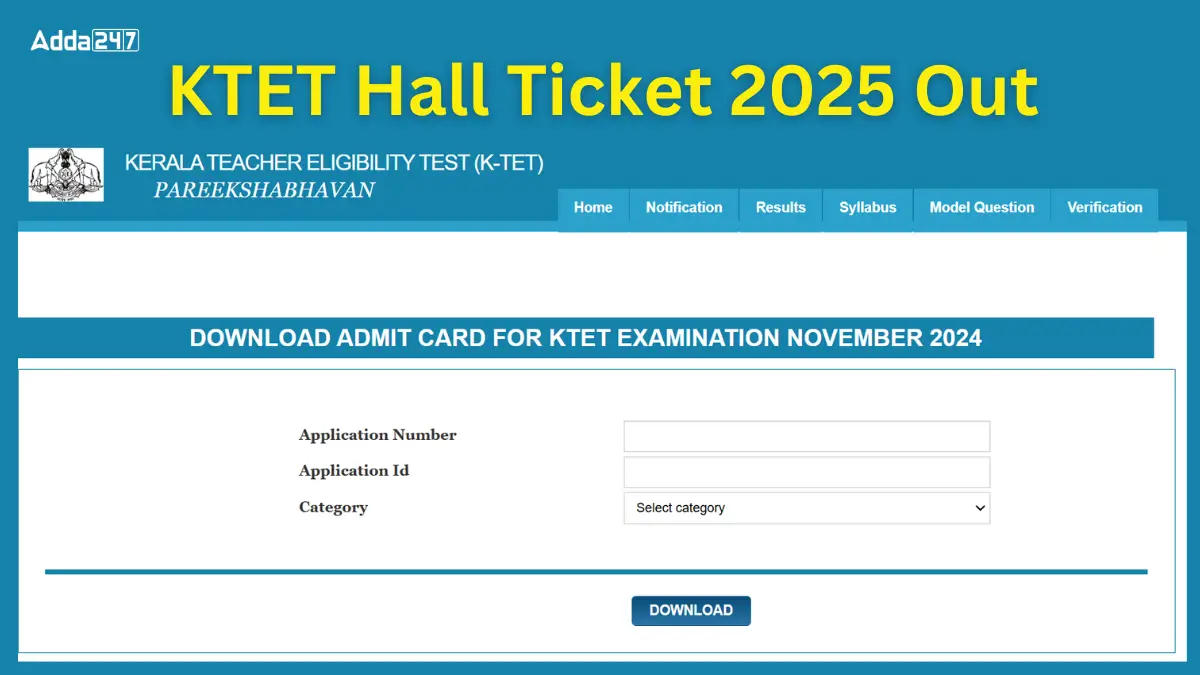 KTET Hall Ticket 2025 Out (1)