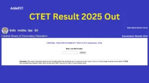 CTET Result 2025 Out