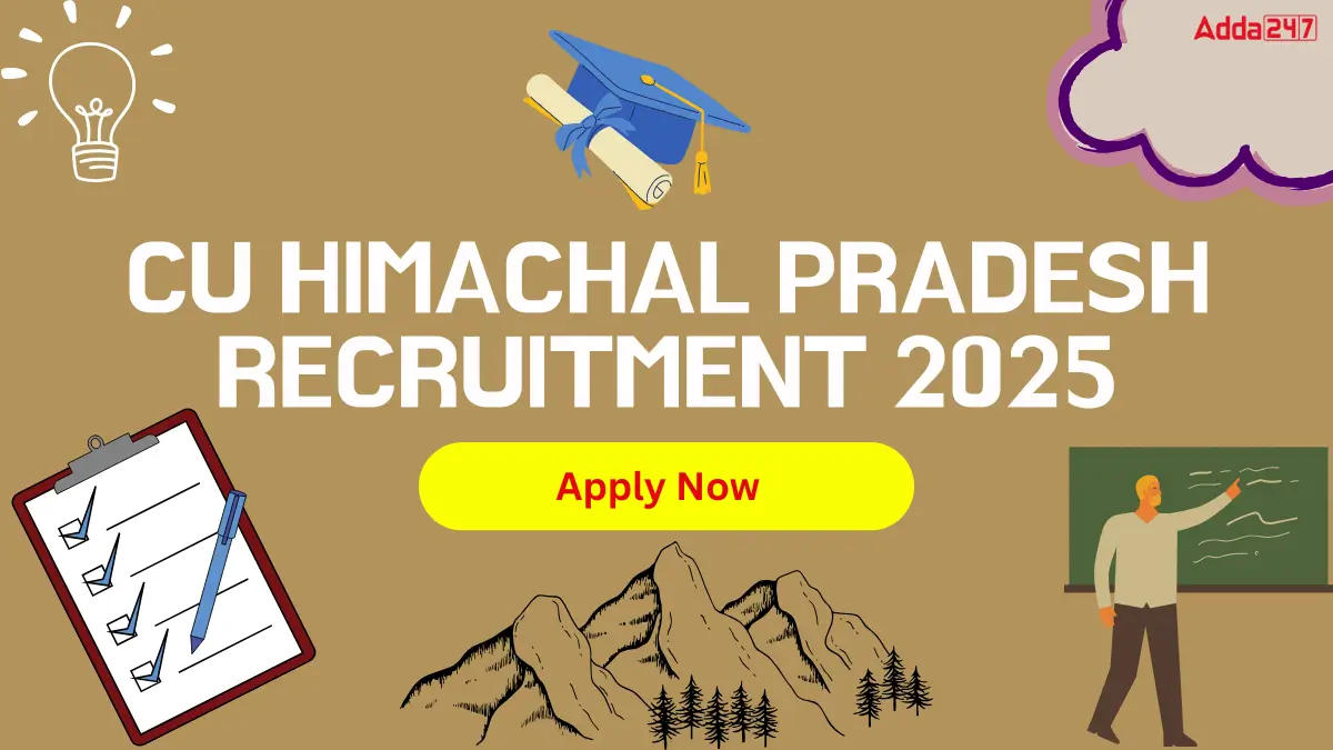 CU Himachal Pradesh Recruitment 2025