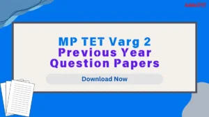 MP TET Varg 2 Previous Year Question Papers