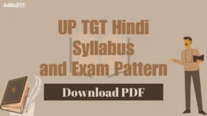 UP TGT Hindi Syllabus