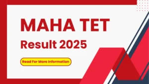 MAHA TET Result 2025