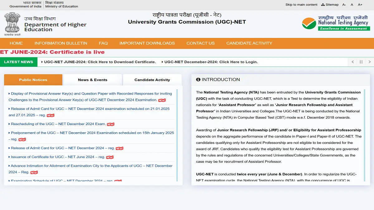 ugc net answer key 2025