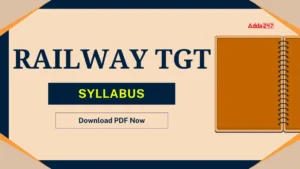 Railway TGT Syllabus