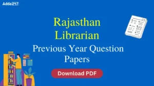 Rajasthan Librarian Previous Year Question Papers