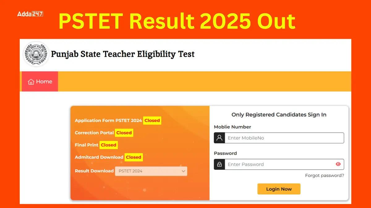 PSTET Result 2025 Out