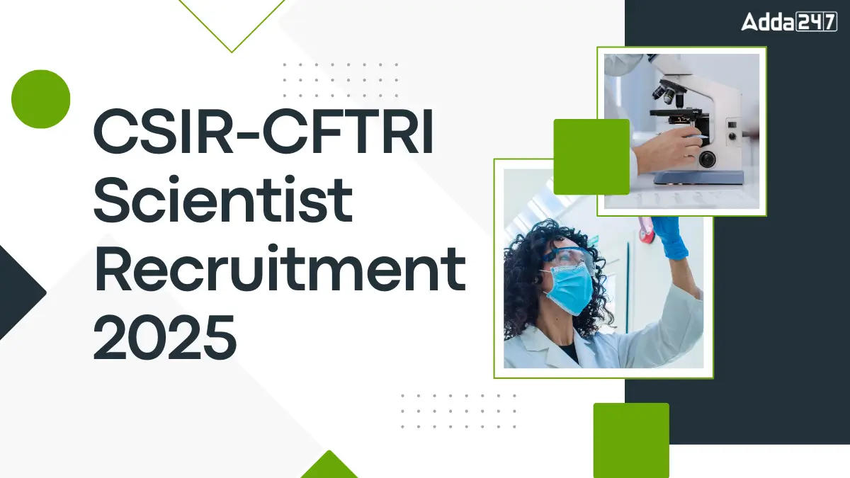 CSIR-CFTRI Scientist Recruitment 2025