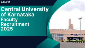 CU Karnataka Faculty Recruitment